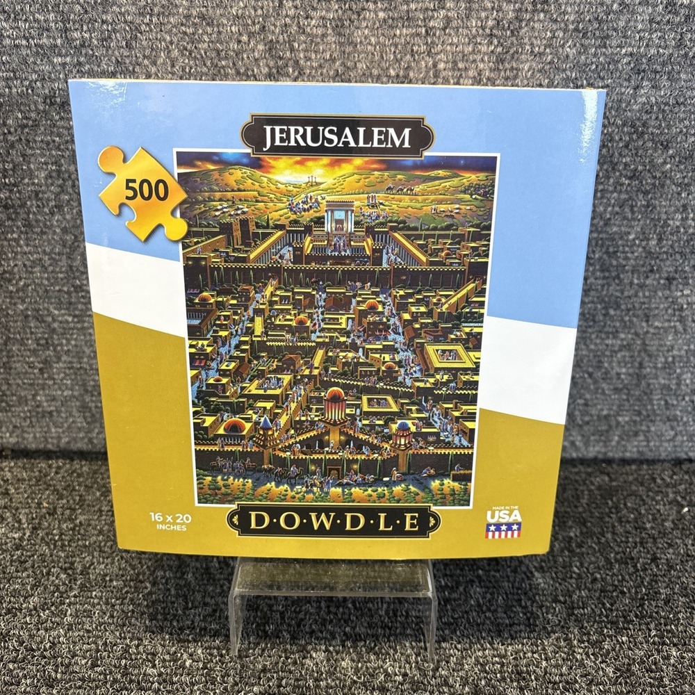 Dowdle~~Jerusalem~500 pcs Jigsaw Puzzle~16"x20"~Made in USA~NIB